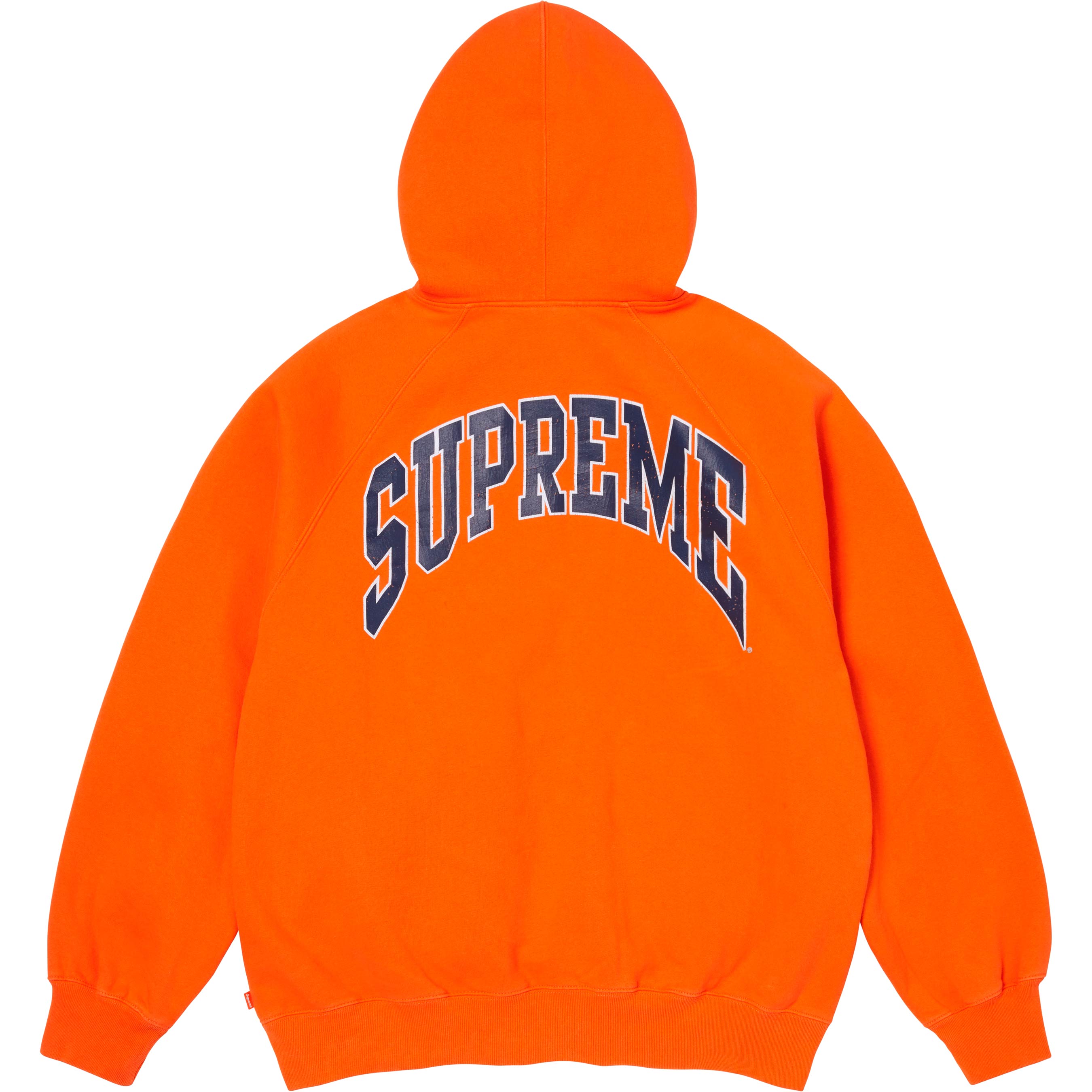 Cracked Raglan Zip Up Hooded Sweatshirt view 15